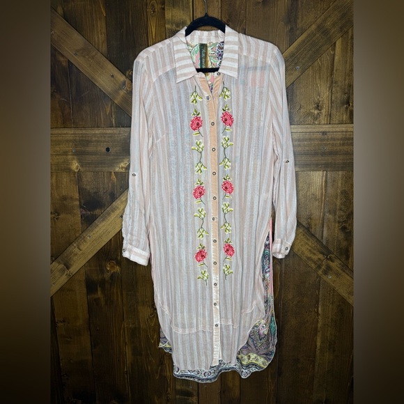Anthropologie Aratta Silent Kimono Dress Long Tunic Size S - Picture 1 of 8